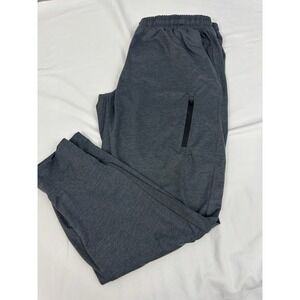LEG3ND Jogger Sweatpants Mens XL‎ Gray Good Zipper Pocket Drawstring Activewear